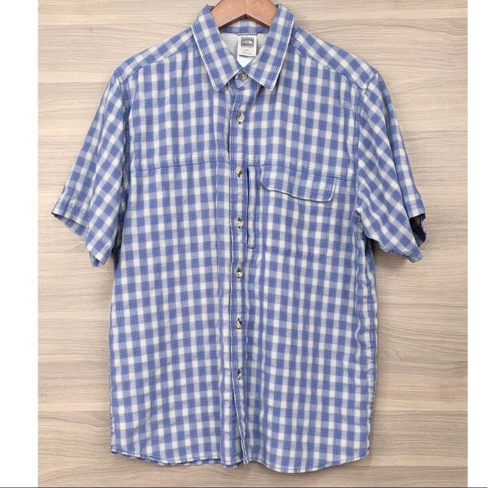 The North Face Plaid Button Down Shirt M